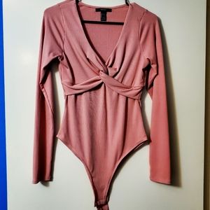 Forever 21 Pink bodysuit size L